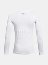 Under Armour Chlapčenské tričko Under Armour UA CG Armour LS-WHT
