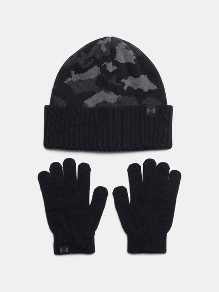 Under Armour Chlapčenská čiapka Under Armour B Beanie/Glove Combo-BLK