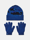 Under Armour Chlapčenská čiapka Under Armour B Beanie/Glove Combo-BLU