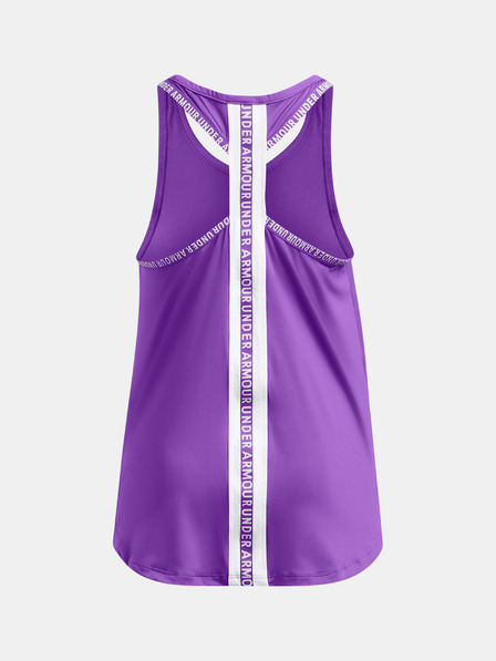 Under Armour Dievčenské tielko Under Armour Tech Knockout Tank-PPL