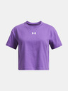 Under Armour Dievčenské tričko Under Armour UA CROP SPORTSTYLE LOGO SS-PPL