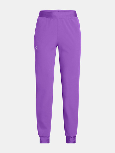 Under Armour Dievčenské teplaky Under Armour UA Rival Woven Jogger-PPL