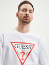 Guess Biela pánska mikina Guess Audley