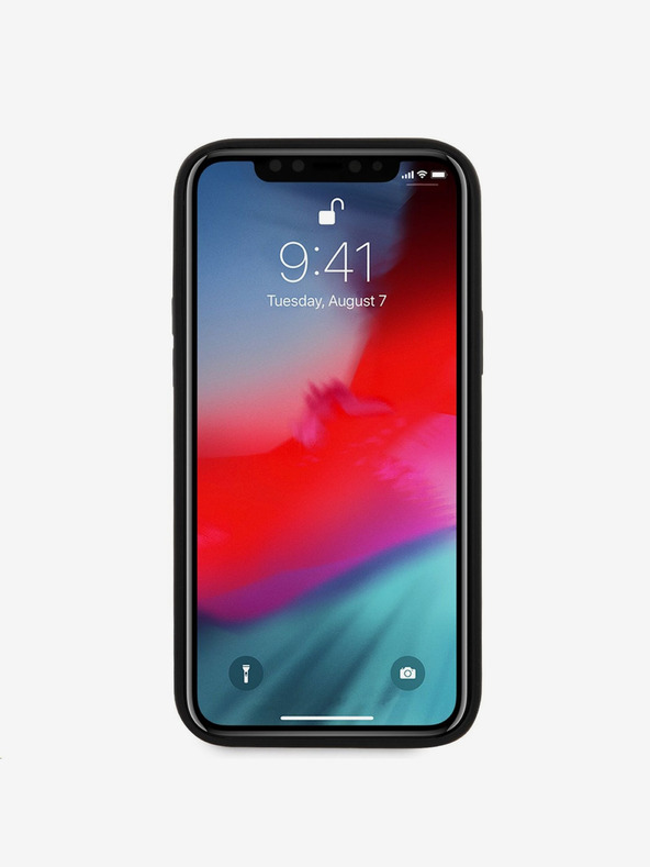 Guess Guess PU 4G Trojuholníkový zadný kryt pre iPhone 12 Pro Max 6,7 Sivý