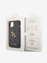 Guess PU 4G Metal Logo iPhone 14 Plus Grey Obal na telefón