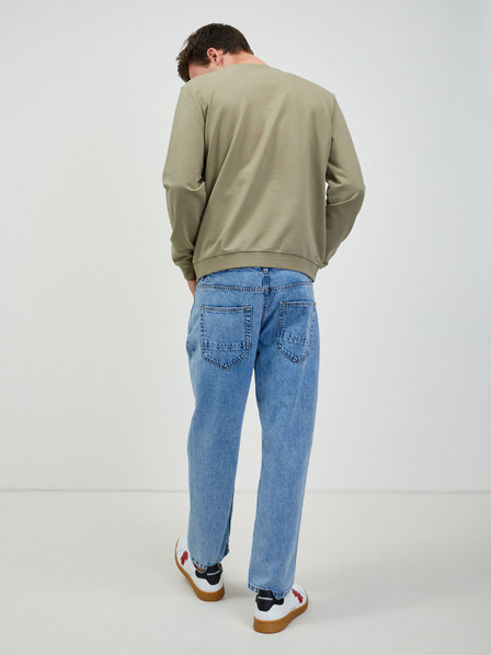 Guess Khaki pánska mikina Guess Audley