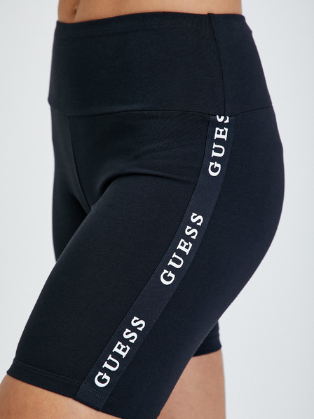Guess Čierne krátke legíny Guess Aline Biker