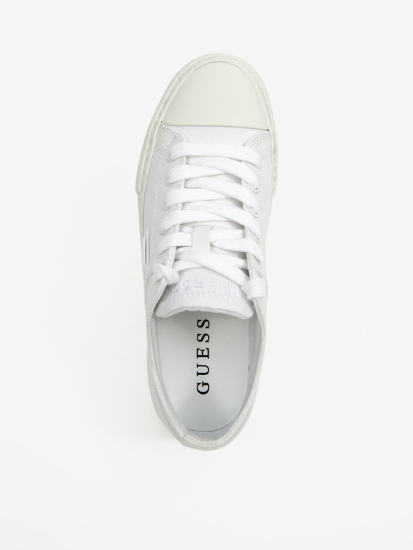 Guess Guess Pranze Biele dámske tenisky