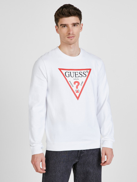 Guess Biela pánska mikina Guess