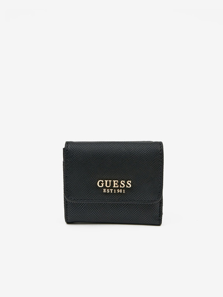 Guess Čierna dámska malá peňaženka Guess Laurel