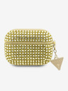 Guess Guess Rhinestones Triangle Metal Logo Case pre AirPods Pro Gold