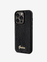 Guess Guess Sequin Script Logo Zadný kryt pre iPhone 14 Pro Black