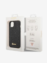 Guess Guess PC/TPU Glitter Flakes Metal Logo zadný kryt pre iPhone 14 Black