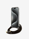 Guess Guess IML 4G Zadný kryt s potlačou Crossbody Strap pre iPhone 15 Brown
