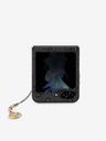 Guess 4G Charm Zadní Kryt pro Samsung Galaxy Z Flip 5 Grey Obal na telefón