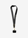 Guess Guess Crossbody popruh Nylonový 4G prívesok Čierna