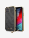 Guess Guess 4G Charm zadný kryt pre iPhone 12/12 Pro 6.1 Grey