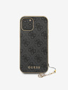 Guess Guess 4G Charm zadný kryt pre iPhone 12/12 Pro 6.1 Grey