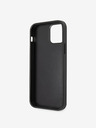 Guess Guess PU 4G Metal Logo zadný kryt pre iPhone 12 Pro Max sivý