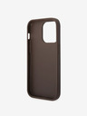 Guess Guess PU 4G Stripe zadný kryt pre iPhone 14 Pro hnedý