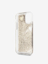 Guess Glitter Hearts Zadní Kryt pro iPhone 11 Gold Obal na telefón