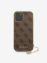 Guess Guess 4G Charm zadný kryt pre iPhone 12 Pro Max 6,7 Brown