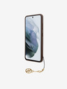 Guess Guess 4G Charm zadný kryt pre Samsung Galaxy S23 hnedý