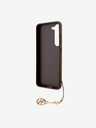 Guess Guess 4G Charm zadný kryt pre Samsung Galaxy S23 hnedý