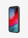 Guess Guess PU 4G Kovové logo Zadný kryt pre iPhone 12/12 Pro hnedý