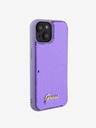 Guess Guess Sequin Script Logo Zadný kryt pre iPhone 15 Plus Purple