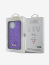 Guess Guess Sequin Script Logo Zadný kryt pre iPhone 15 Plus Purple