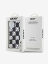 DKNY Zadný kryt PC/TPU s károvaným vzorom pre iPhone 15 čierny DKNY