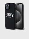 DKNY Liquid Silicone Arch Logo MagSafe zadný kryt pre iPhone 11 Black DKNY