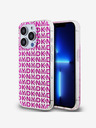 DKNY PC/TPU zadný kryt s opakovaným vzorom pre iPhone 15 Pro Max ružový DKNY