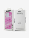 DKNY PC/TPU zadný kryt s opakovaným vzorom pre iPhone 15 Pro Max ružový DKNY