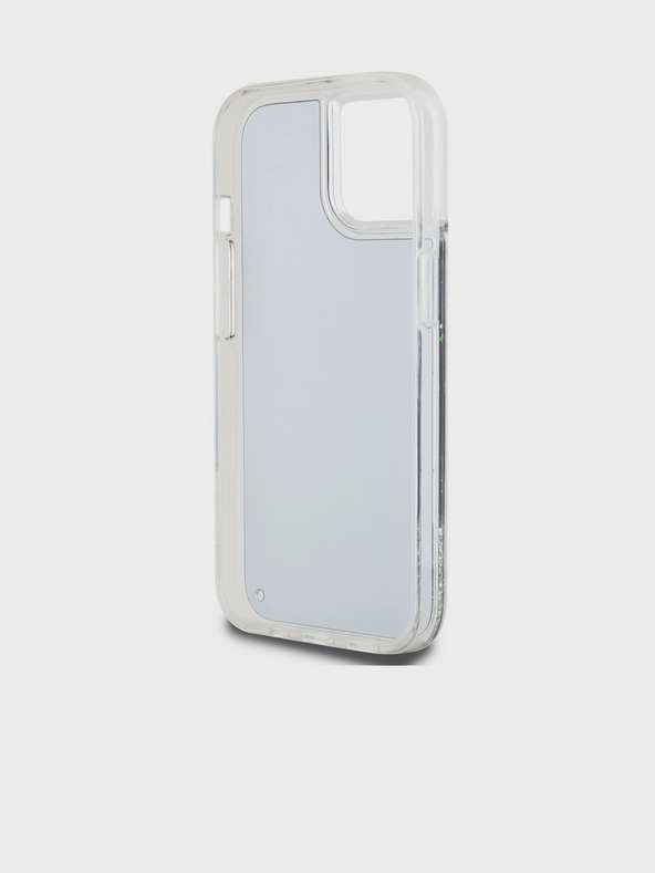 DKNY Liquid Glitter Arch Logo zadný kryt pre iPhone 11 čierny DKNY