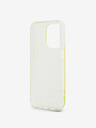 DKNY Zadný kryt PC/TPU s opakovaným vzorom pre iPhone 15 Pro Max žltý DKNY