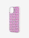 DKNY PC/TPU zadný kryt s opakovaným vzorom pre iPhone 15 ružový DKNY