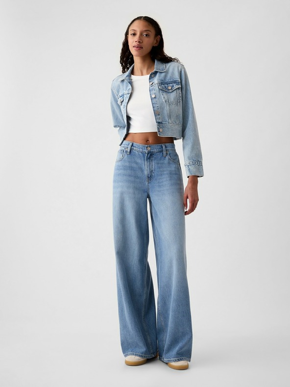 GAP Džínsy Mid Rise UltraSoft Baggy GAP