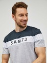 Sam 73 Šedé pánske tričko SAM 73 Kavix