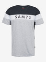Sam 73 Šedé pánske tričko SAM 73 Kavix