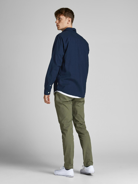 Jack & Jones Tmavomodrá košeľa Jack & Jones Oxford