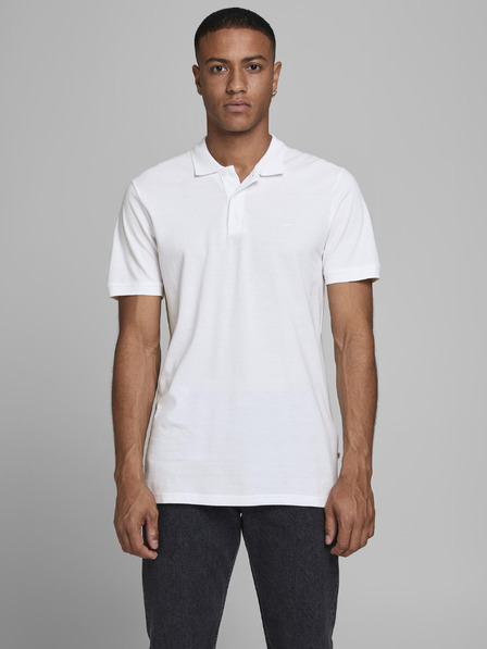 Jack & Jones Biela polokošeľa Jack & Jones