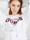 Guess Biela dámska mikina s kapucňou Guess