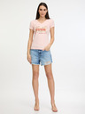 Guess Logo Flowers Tričko