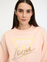 Guess Marhuľová Dámska mikina Guess Icon