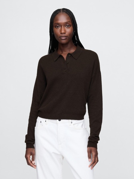 GAP Polo sveter CashSoft GAP