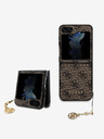 Guess Guess 4G Charm Zadný kryt pre Samsung Galaxy Z Flip 5 Brown