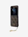 Guess Guess 4G Charm Zadný kryt pre Samsung Galaxy Z Flip 5 Brown