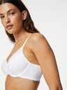 Marks & Spencer Biela Marks & Spencer Dámska čipkovaná podprsenka s kosticami Flexifit™